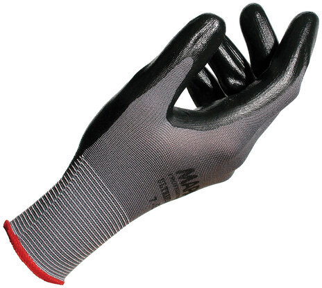 Перчатки текстильные MAPA Ultrane 553, нитриловое покрытие (облив), размер 10 (XL), черные