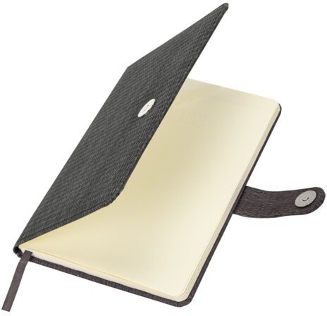 Еженедельник датированный 2026 А5 145х215 мм, BRAUBERG "Augustus", под кожу, черный, 117161