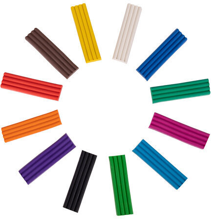 Пластилин классический BRAUBERG KIDS, 12 цветов, 240 г, стек, ВЫСШЕЕ КАЧЕСТВО, 106436