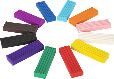 Пластилин классический BRAUBERG KIDS, 12 цветов, 240 г, стек, ВЫСШЕЕ КАЧЕСТВО, 106436
