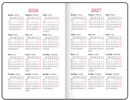 Ежедневник датированный 2026, МАЛЫЙ ФОРМАТ 100х150 мм, А6, BRAUBERG "Select", балакрон, желтый, 117261