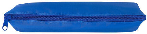 Пенал-косметичка ПИФАГОР на молнии, текстиль, синий, 19х4х9 см, 229004