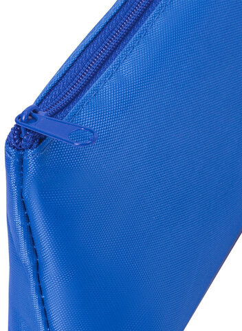 Пенал-косметичка ПИФАГОР на молнии, текстиль, синий, 19х4х9 см, 229004