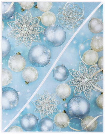 Украшение для окон и стекла ЗОЛОТАЯ СКАЗКА "Зимнее волшебство 4", 30х38 см, ПВХ, 591254