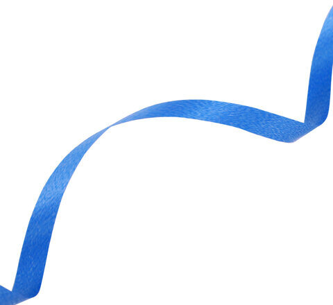 Лента упаковочная декоративная для шаров и подарков, 5 мм х 500 м, синяя, ЗОЛОТАЯ СКАЗКА, 591807