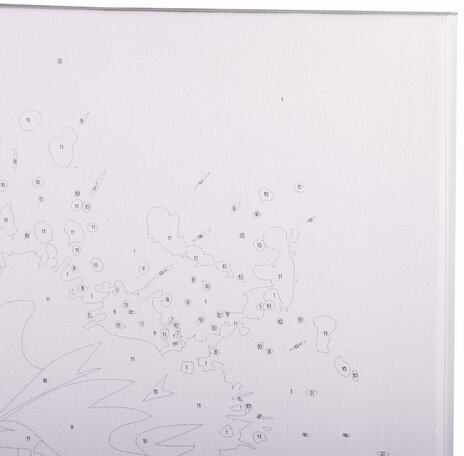 Картина по номерам 40х50 см, ОСТРОВ СОКРОВИЩ "Царь зверей", на подрамнике, акрил, кисти, 663359