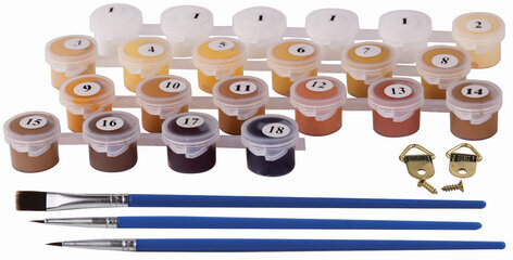 Картина по номерам 40х50 см, ОСТРОВ СОКРОВИЩ "Царь зверей", на подрамнике, акрил, кисти, 663359