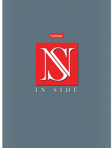 Блокнот МАЛЫЙ ФОРМАТ А6 (105х145 мм) 32 л., скоба, ламинированная бумага, HATBER, INSIDE, 32Б6B1