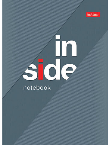 Блокнот МАЛЫЙ ФОРМАТ А6 (105х145 мм) 32 л., скоба, ламинированная бумага, HATBER, INSIDE, 32Б6B1