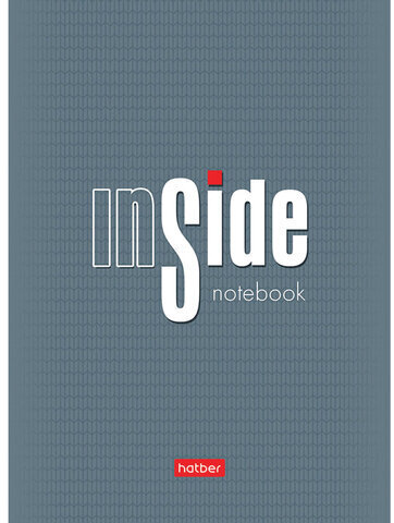 Блокнот МАЛЫЙ ФОРМАТ А6 (105х145 мм) 32 л., скоба, ламинированная бумага, HATBER, INSIDE, 32Б6B1