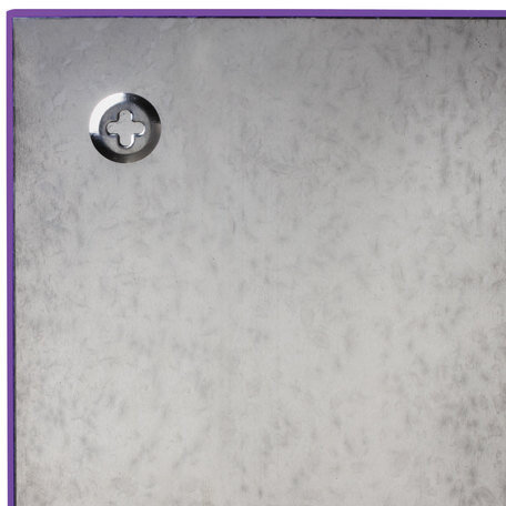 Доска магнитно-маркерная стеклянная 45х45 см, 3 магнита, ФИОЛЕТОВАЯ, BRAUBERG, 236743