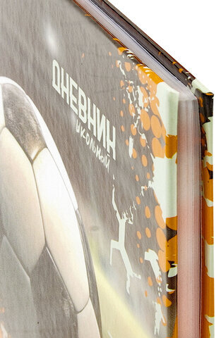 Дневник 1-4 класс 48 л., твердый, ЮНЛАНДИЯ, глянцевая ламинация, с подсказом, "Футбол", 106826