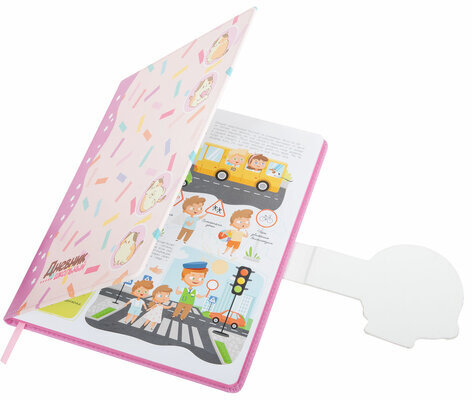 Дневник 1-4 класс 48 л., кожзам (твердая), застежка, ЮНЛАНДИЯ, "Аниме Котики", 106941