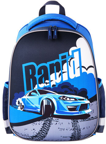 Ранец ПИФАГОР EVA BASIC, 1 отделение, "Rapid engine", 39х30х16 см, 270692