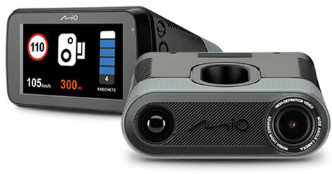 Видеорегистратор автомобильный MIO MiVue i90, экран 2,7", 140° 1920x1080 FULL HD, G-сенсор, MIO-VIVA-I90