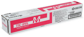 Тонер-картридж KYOCERA (TK-895M) FS-C8020MFP/C8025MFP/C8520MFP/C8525MFP, пурпурный, оригинальный, ресурс 6000 страниц, 1T02K0BNL0