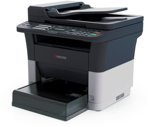 МФУ лазерное KYOCERA FS-1025MFP "3 в 1", А4, 25 стр./мин., 20000 стр./мес., ДУПЛЕКС, АПД, сетевая карта, 1102M63RU2