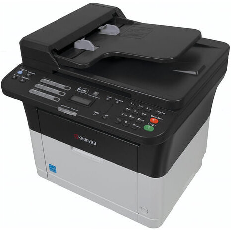 МФУ лазерное KYOCERA FS-1025MFP "3 в 1", А4, 25 стр./мин., 20000 стр./мес., ДУПЛЕКС, АПД, сетевая карта, 1102M63RU2