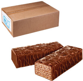 Вафли ЯШКИНО &quot;Глазированные с орешками&quot;, весовые, гофрокороб, 4 кг, ЯВ217