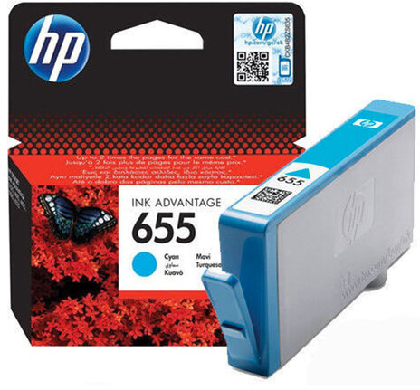 Картридж струйный HP (CZ110AE) Deskjet Ink Advantage 3525/5525/4515/4525 №655, голубой, оригинальный