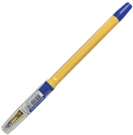 Ручка шариковая масляная с грипом BRAUBERG "i-Rite GT Vanilla", СИНЯЯ, корпус кремовый, узел 1 мм, 143304