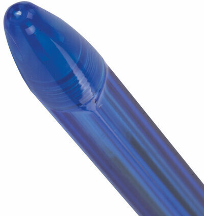 Ручка шариковая масляная с грипом STAFF "Manager OBP-10", СИНЯЯ, узел 0,7 мм, линия письма 0,35 мм, 143743