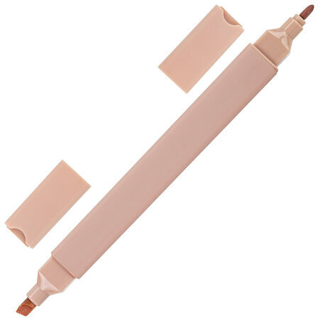 Набор текстовыделителей двусторонних 6 ЦВЕТОВ МОРАНДИ, BRAUBERG "Morandi", линия 1-5 мм, 152514