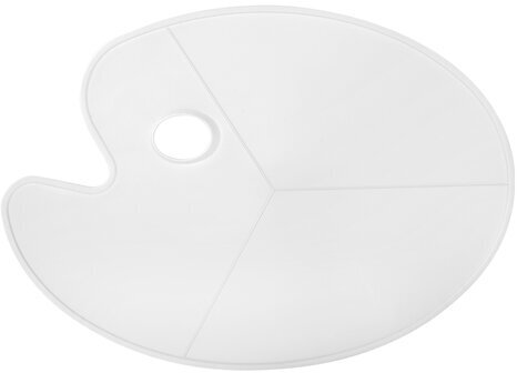 Палитра художественная пластиковая овальная без ячеек, 41х29 см, BRAUBERG ART DEBUT, 192231