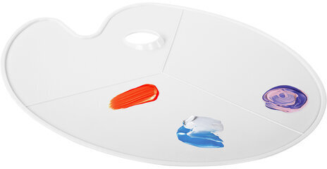 Палитра художественная пластиковая овальная без ячеек, 41х29 см, BRAUBERG ART DEBUT, 192231