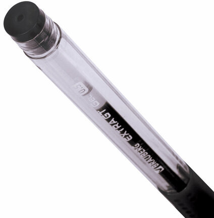 Ручки гелевые с грипом BRAUBERG "EXTRA GT", ЧЕРНЫЕ, НАБОР 4 штуки, стандартный наконечник 0,5 мм, линия 0,35 мм, 143924