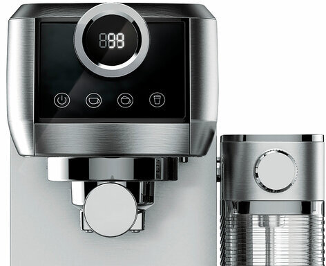 Кофеварка рожковая CENTEK CT-1170, 1350 Вт, объем 1,3 л, 20 бар, автоматический капучинатор, серая