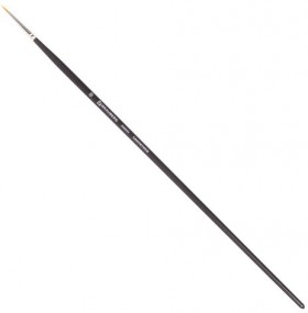 Кисть художественная проф. BRAUBERG ART CLASSIC, синтетика жесткая, круглая, № 00, длинная ручка, 200654