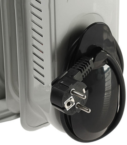 Обогреватель масляный РЕСАНТА ОМПТ-12Н, 2500 Вт, 12 секций, белый