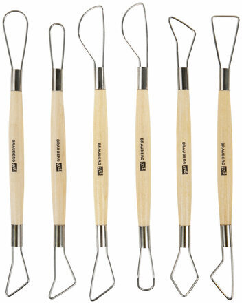 Стеки-петли для моделирования из дерева и металла, НАБОР 6 шт., BRAUBERG ART, 271168