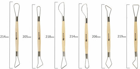 Стеки-петли для моделирования из дерева и металла, НАБОР 6 шт., BRAUBERG ART, 271168