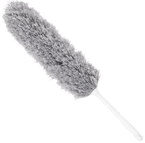 Пипидастр (сметка-метелка) для уборки пыли, метелка 35 см, рукоятка 20 см, серый, LAIMA, 608949