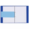 Разделители листов (полосы 240х105 мм) картонные, КОМПЛЕКТ 100 штук, голубые, BRAUBERG, 223973