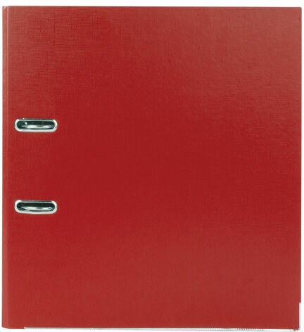 Папка-регистратор, покрытие пластик, 75 мм, ПРОЧНАЯ, с уголком, BRAUBERG, красная, 226598