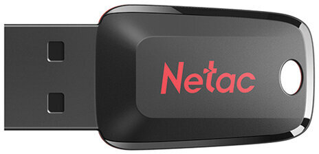Флеш-диск 16GB NETAC U197, USB 2.0, черный, NT03U197N-016G-20BK