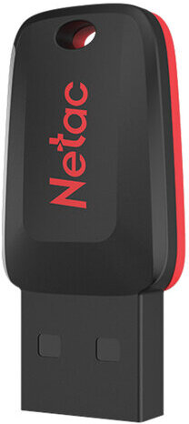 Флеш-диск 16GB NETAC U197, USB 2.0, черный, NT03U197N-016G-20BK