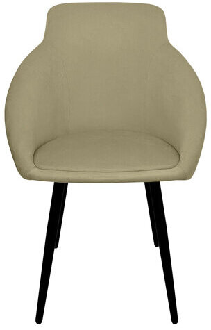 Стул BRABIX "Acqua CF-079", велюр бежевый, каркас металлический усиленный черный, 532779