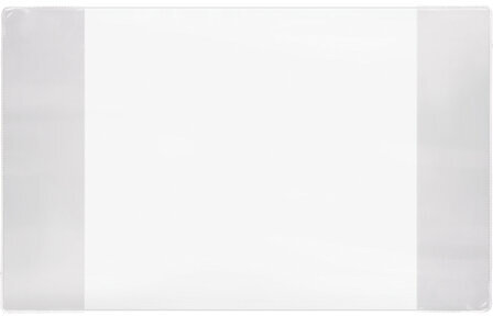 Обложка ПВХ для тетради и дневника ПИФАГОР, прозрачная, плотная, 100 мкм, 210х350 мм, 227479