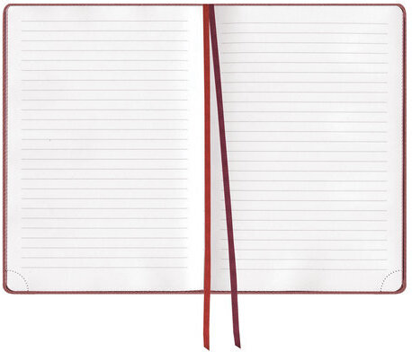 Блокнот А5 (148x213 мм), BRAUBERG "Tweed", 112 л., гибкий, под ткань, линия, бордовый, 110963