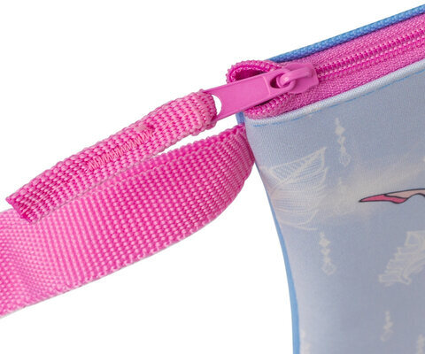 Папка для тетрадей BRAUBERG, А4, 1 отделение, полиэстер, на молнии, с ручкой, "Girls", 229407