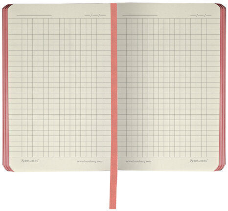 Блокнот МАЛЫЙ ФОРМАТ (100х150 мм) А6, BRAUBERG VISTA "Flamingo", под кожу, гибкий, тиснение фольга, 80 л., 112099