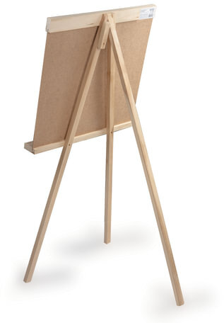 Доска для мела на треноге (42х45 см), с мелком, черная, ПИФАГОР, 235499