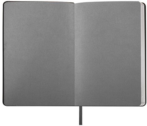 Ежедневник недатированный А5 138х213 мм BRAUBERG "Metallic", под кожу, 136 л., гибкий, серебряный, 113377