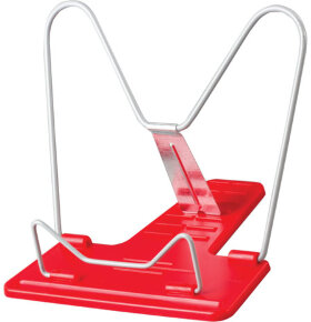 Подставка для книг ПИФАГОР СТАНДАРТ, пластик/металл, ассорти, отделение для ручки, европодвес, 236901