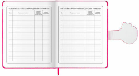 Дневник 1-4 класс 48 л., кожзам (твердая), застежка, ЮНЛАНДИЯ, "Клубнички", 106942