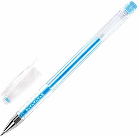 Ручки гелевые НЕОН BRAUBERG "EXTRA", НАБОР 6 ЦВЕТОВ, узел 0,7 мм, линия 0,35 мм, 143911